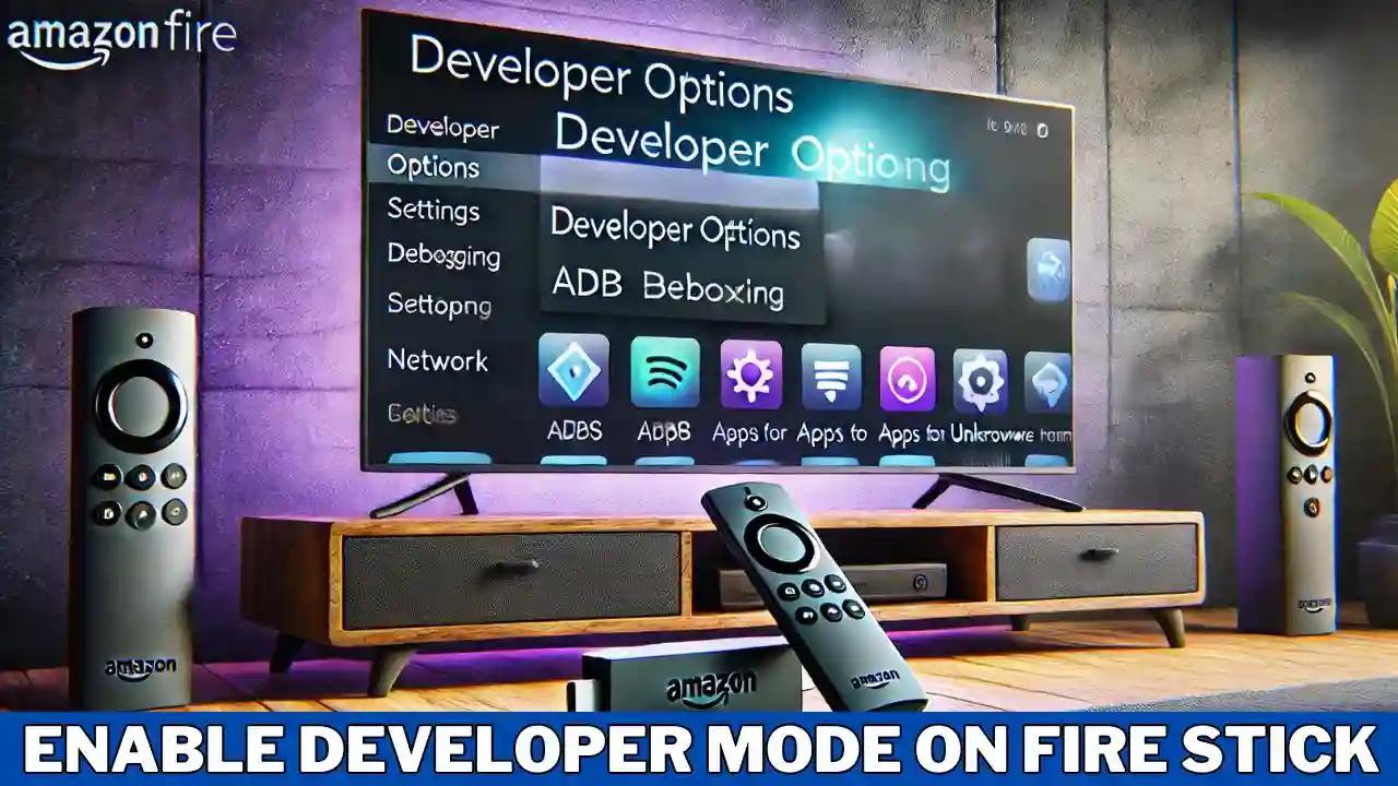 How to activate developer options on fire stick